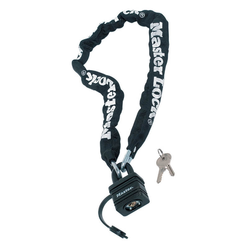 Master Lock 8390 Κλειδαριά Ποδηλάτου Αλυσίδας 6mm x 90cm Με Λουκέτο 40mm