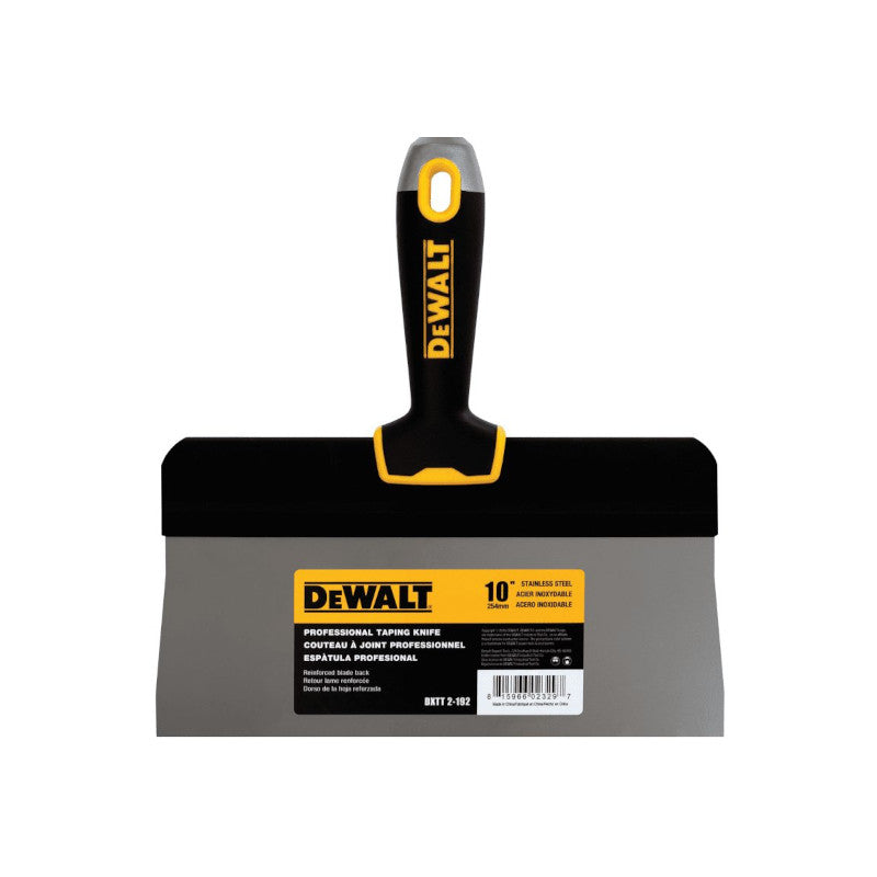 DeWalt DXTT-2-192 Stainless Steel Ανοξείδωτη Σπάτουλα Mε Μαλακή Λαβή 10" 254mm ΑΝΟΞΕΙΔΩΤΗ
