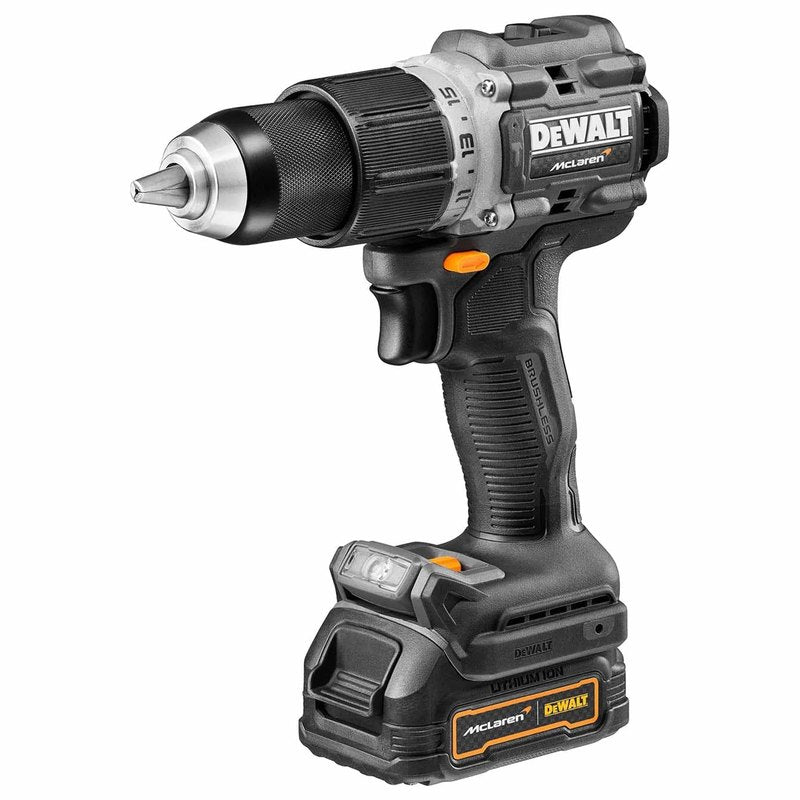 DeWalt McLaren DCD85ME2GT-QW Brushless Κρουστικό Δραπανοκατσάβιδο Μπαταρίας 18V Li-Ion Με 2 Μπαταρίες 1.7Ah & Βαλίτσα T-Stak ΣΥΛΛΕΚΤΙΚΟ