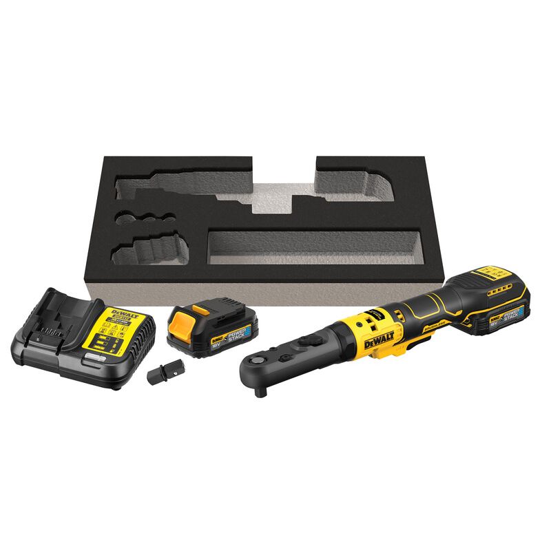 DeWalt DCF510E2G-QW Brushless Καστάνια Μπαταρίας 18V Li-Ion 1/2" 3/8" Με 2 Μπατ.1.7Ah - Φορτιστή - Βαλίτσα