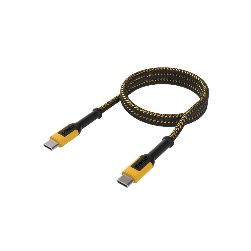 DeWalt 1310006DWG Ενισχυμένο Καλώδιο Type-C σε Type-C 1.2m