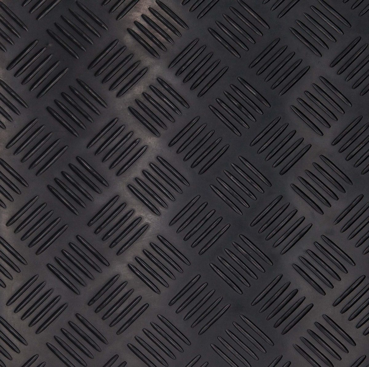 Δάπεδο Καουτσούκ 9005 Checker Λαμαρίνα 3mm 1mtr