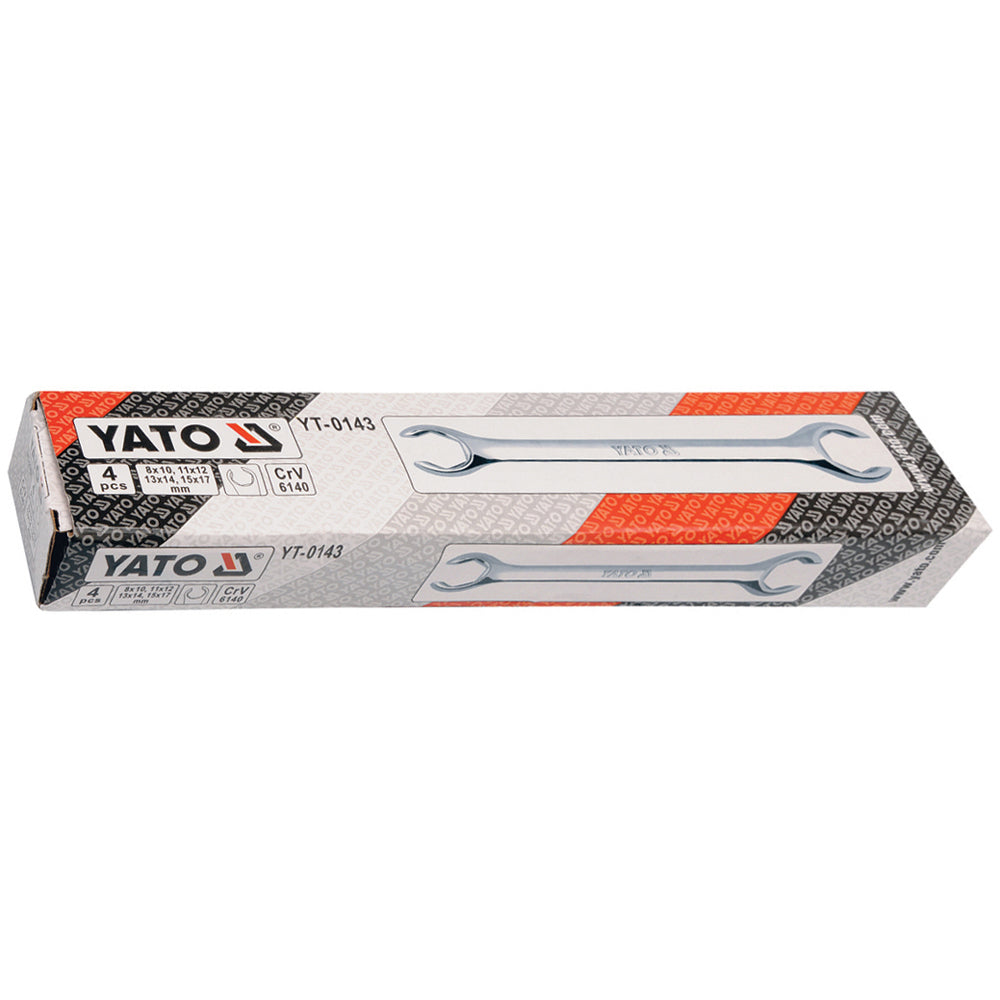 Yato YT-0143 Συλλογή Κλειδιά Ρακόρ Σετ 4 Τεμ