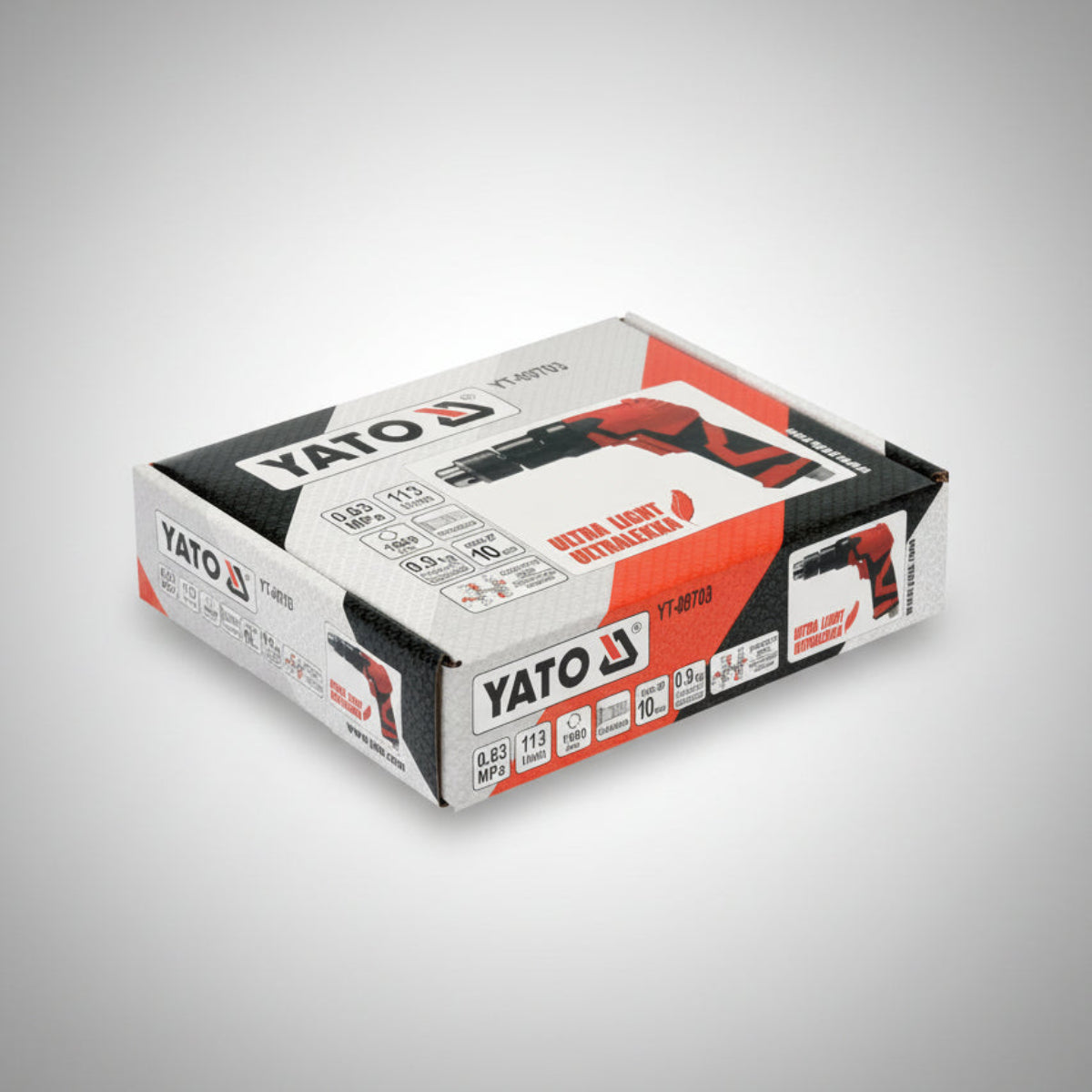 Yato YT-09703 Δράπανο Αέρος (Αεροδράπανο) 10mm