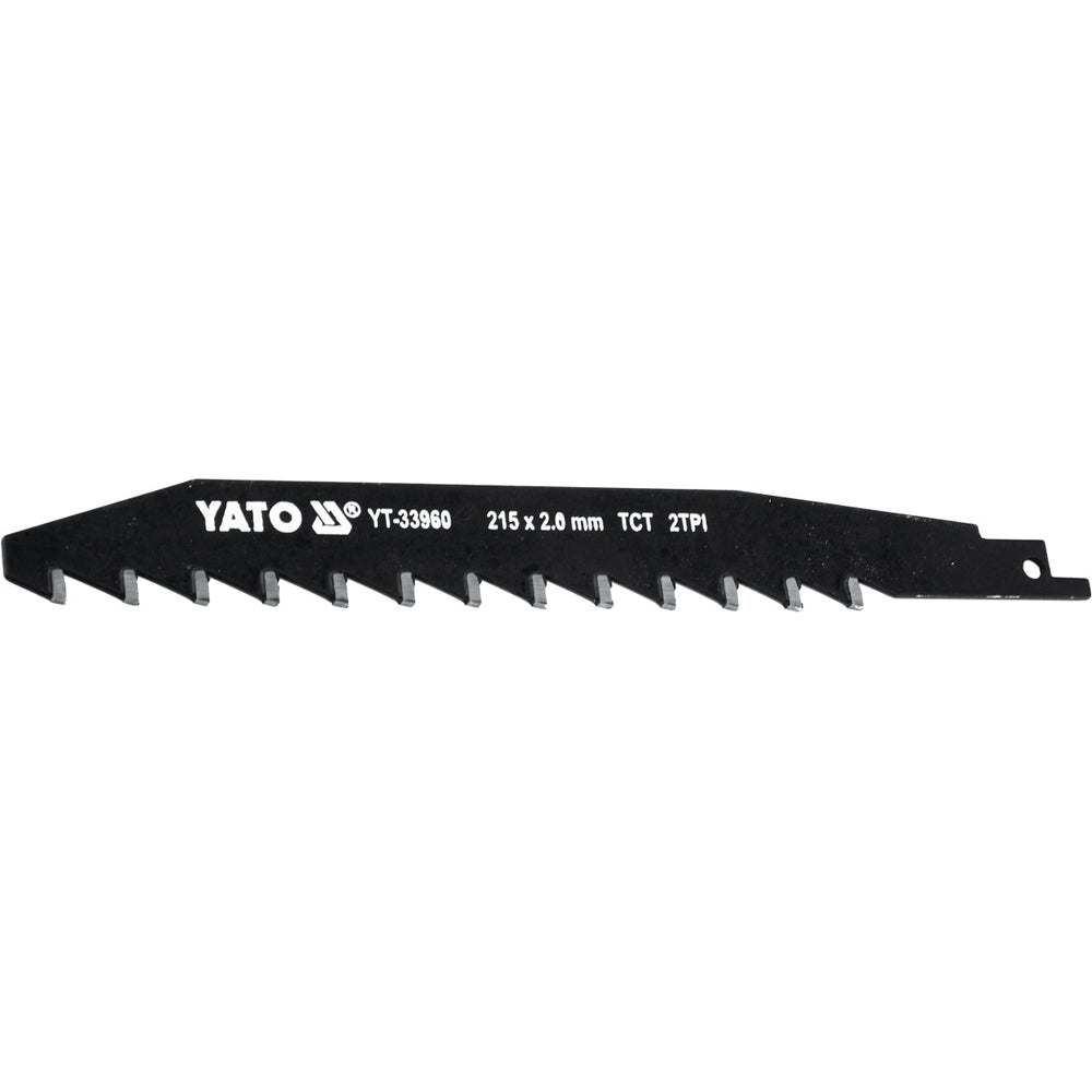 Yato YT-33960 Λάμες Σπαθοσέγας (Σεγάτσας) Καρβιδίου Για Δομικά Υλικά 2TPI 215mm