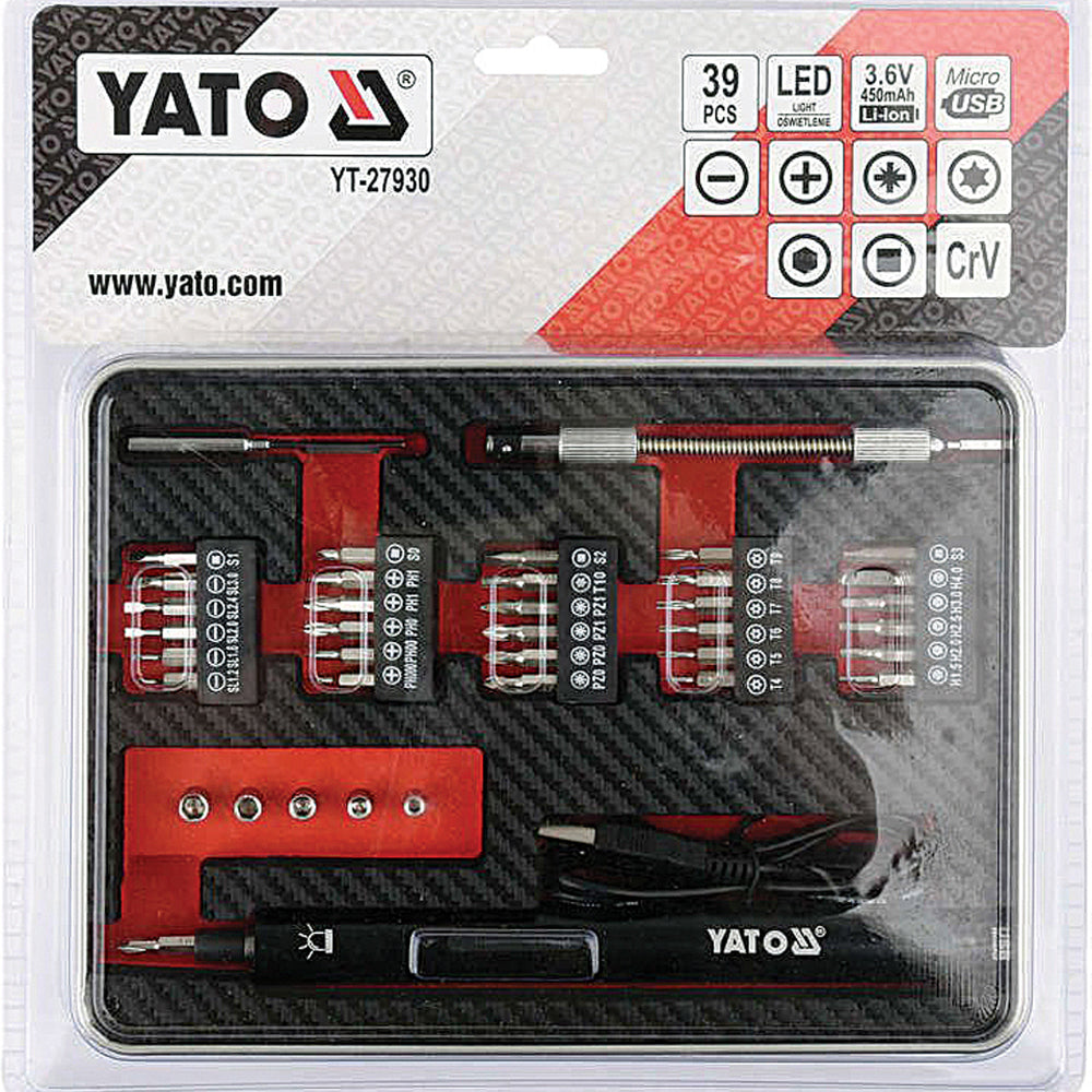 Yato YT-27930 Κατσαβίδι Μπαταρίας Εργασιών Ακριβείας 3.6V