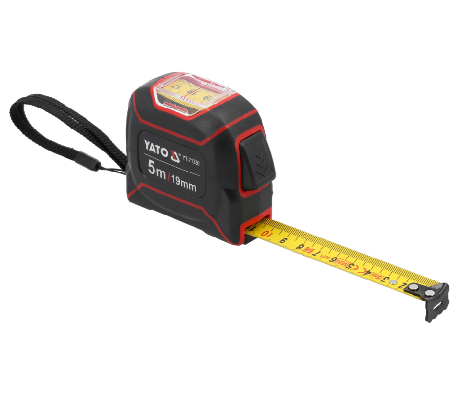 Yato ΥΤ-71320 Μέτρο Πανοραμικό Οθόνης 5Μtr 19mm