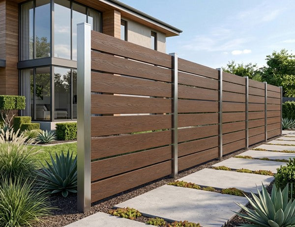 WPC Περίφραξης Premium Teak 2540 120x20mm 3.6mtr