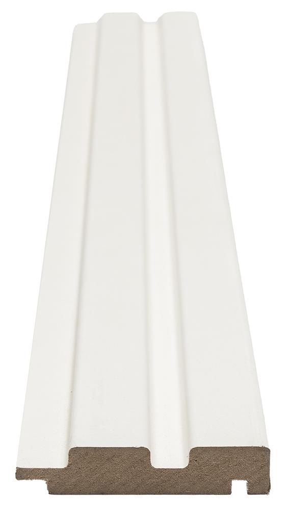 Πηχάκι Διπλό Τελειώματος Για 3D Wall Panel MDF Beat ST 502040 White 16mm x 77mm 2.75mtr