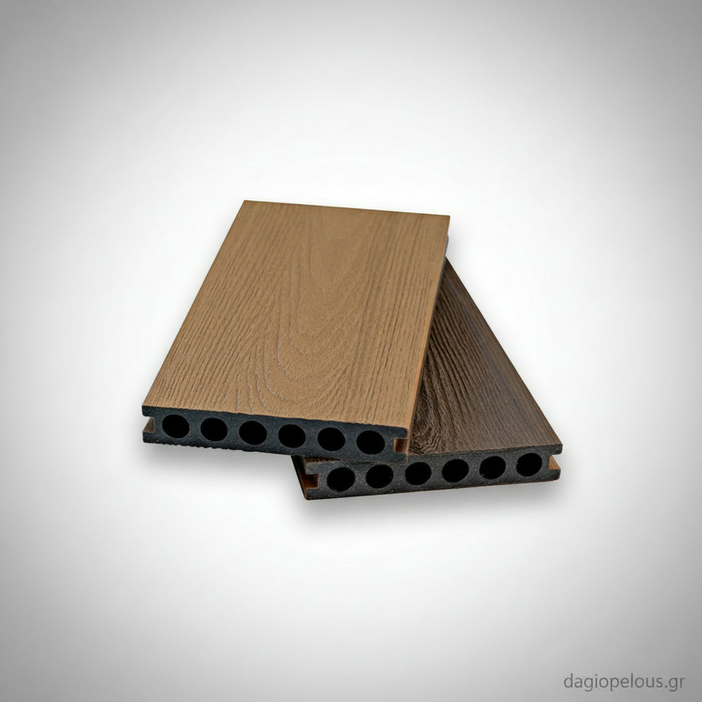 WPC Συνθετικό Δάπεδο Deck Premium Wood Teak 640150 23x140mm 3.6mtr