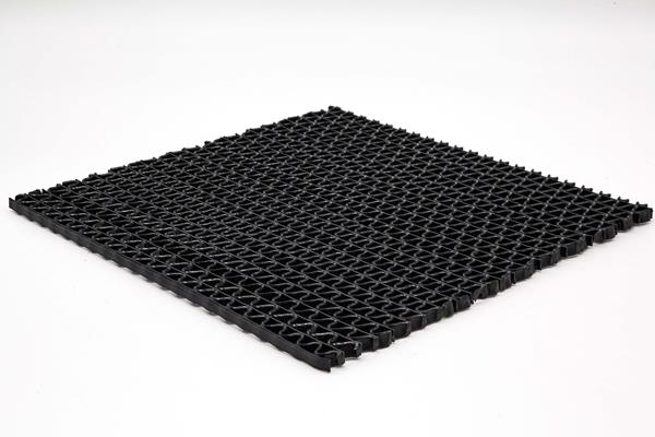 Πλαστικό Δάπεδο Zigzag Ματ 8mm 1.20m ΜΑΥΡΟ