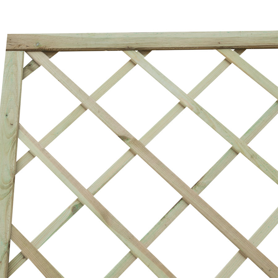Καφασωτό Ξύλινο Ρόμβος TRD120120 12x12 Π120xΥ180cm