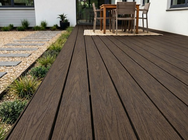 WPC Συνθετικό Δάπεδο Deck Premium Wood Teak 640150 23x140mm 3.6mtr