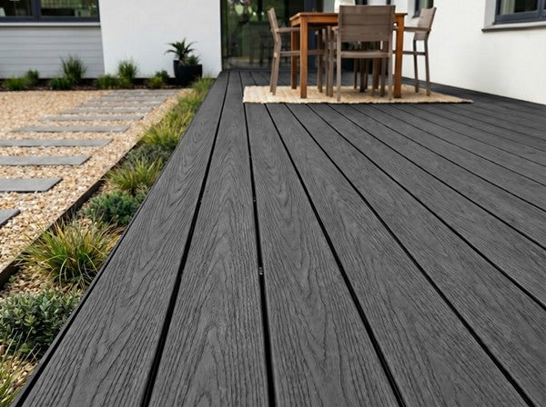 WPC Συνθετικό Δάπεδο Deck Premium Mag.Grey/Charcoal 650180 23x140mm 3.6mtr