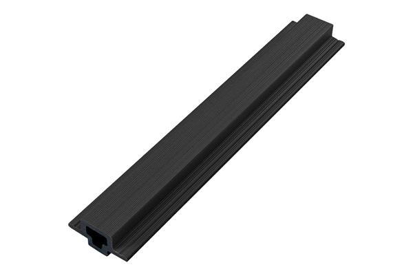Πηχάκι Μονό Ένωσης Για 3D Wall Panel 2ης Γενιάς 557 ΜΑΥΡΟ 54x25mm 2.9mtr