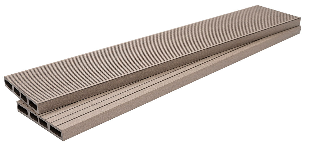 WPC Περίφραξης Διπλής Όψης 180 Light Grey 140x20mm 3.6mtr