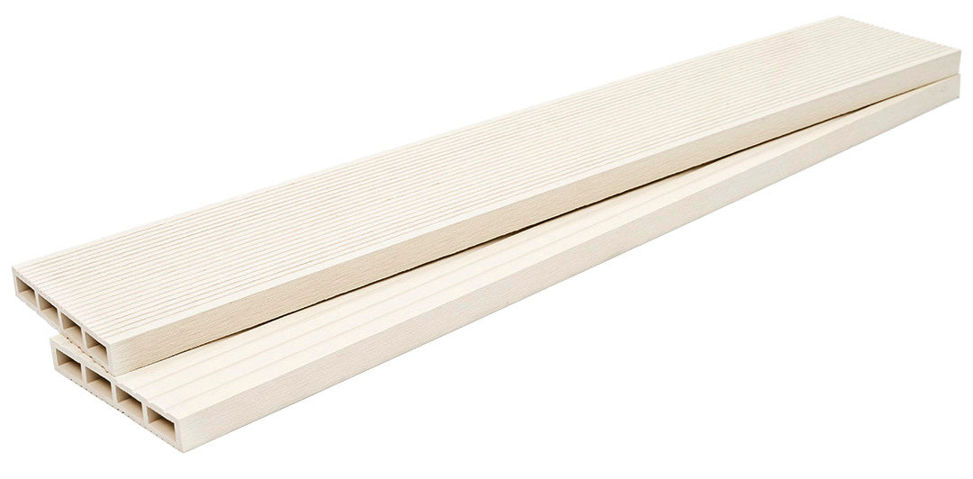 WPC Περίφραξης Διπλής Όψης 50130 White 120x20mm 3.6mtr