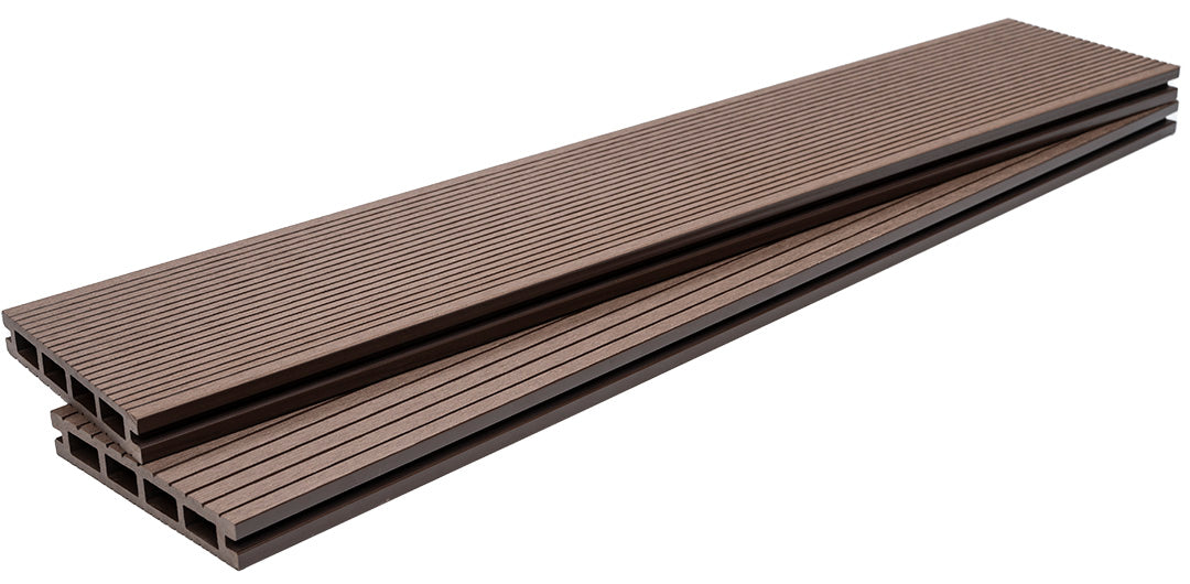 WPC Συνθετικό Δάπεδο DECK 40110 Dark Brown 23x140x3600mm