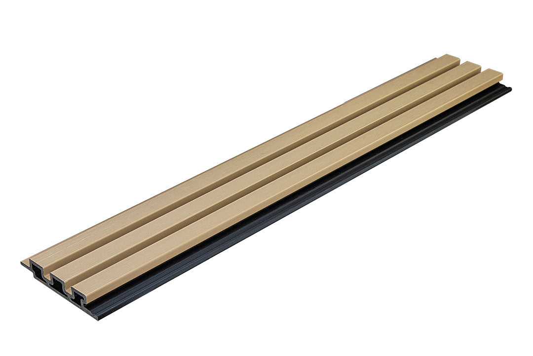 3D WPC Συνθετικό Panel 2ης Γενιάς Με Πηχάκια 5550 Light Oak 25mm x 147.5mm 2.9mtr