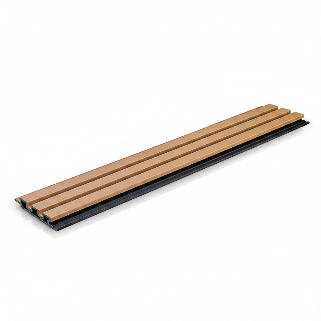 3D WPC Συνθετικό Panel 2ης Γενιάς Με Πηχάκια 5580 Oak 25mm x 147.5mm 2.9mtr