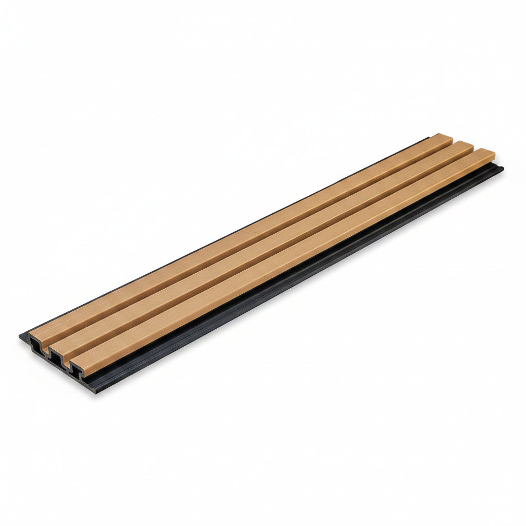 3D WPC Συνθετικό Panel 2ης Γενιάς Με Πηχάκια 5580 Oak 25mm x 147.5mm 2.9mtr