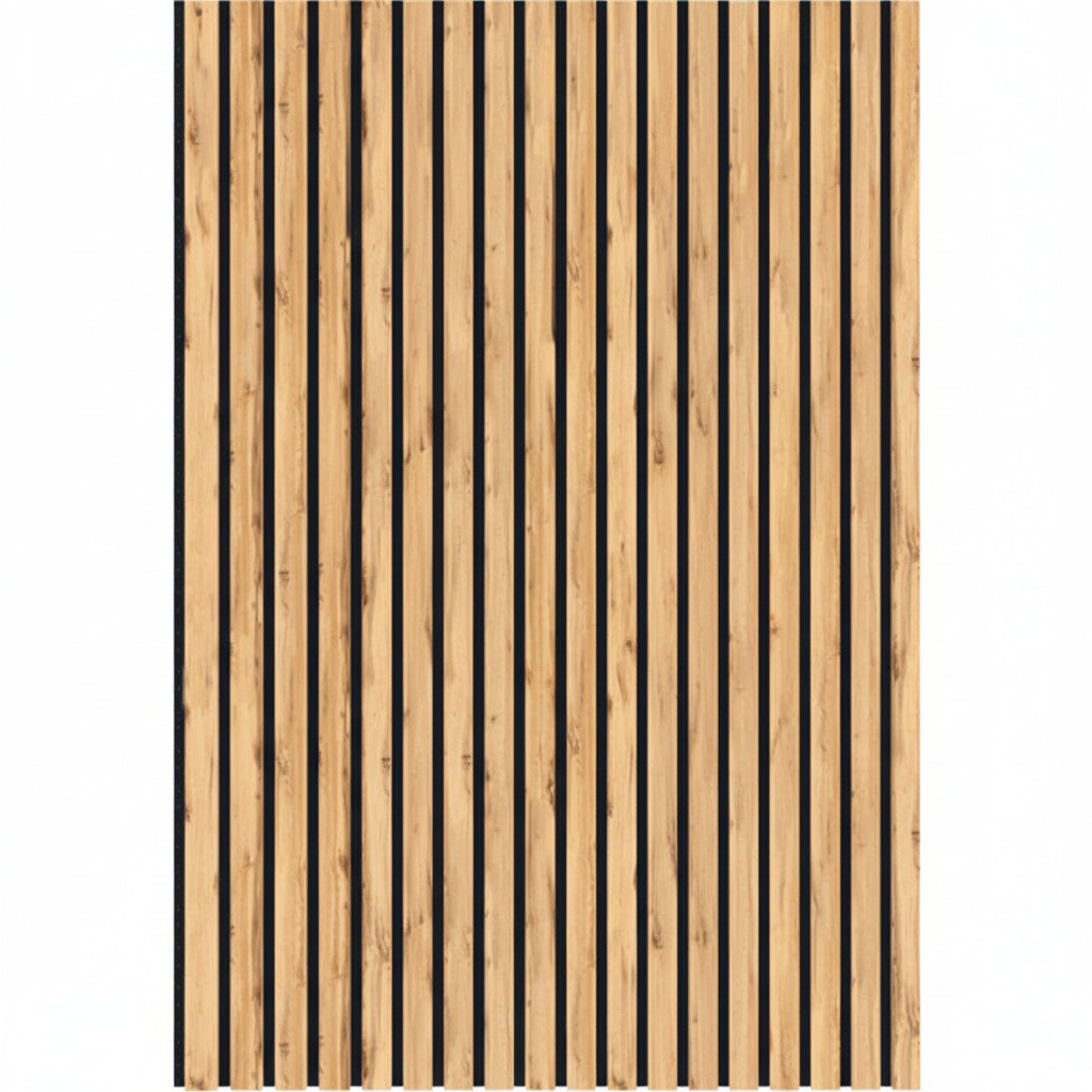 Acoustic 3D Wall Panel COMFORT 8090 PECAN 9x600x2780mm