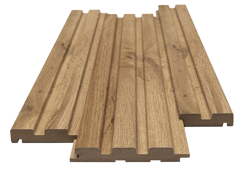 Πηχάκι Διπλό Έναρξης Για 3D Wall Panel MDF Beat ST 508090 Pecan 16mm x 66,5mm 2.75mtr