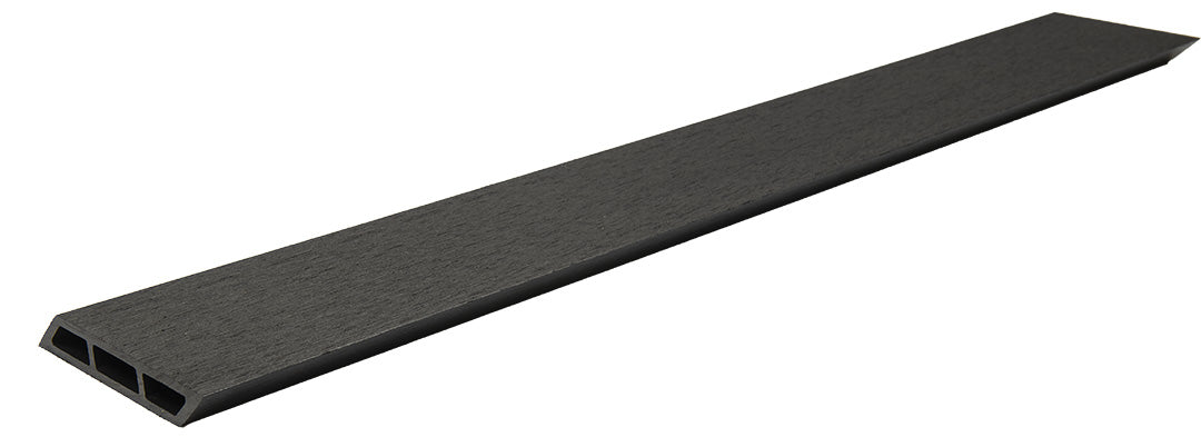 WPC Περίφραξης Διπλής Όψης 6050 Dark Grey 120x20mm 3.6mtr
