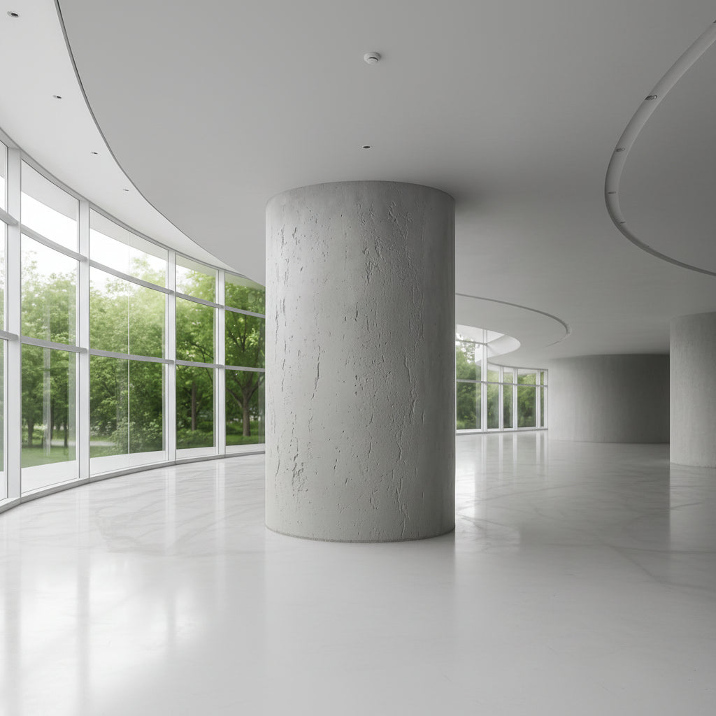 Panel Εύκαμπτης Πέτρας 104040 TRAVERTINE 600mm x 1200mm LIGHT GREY