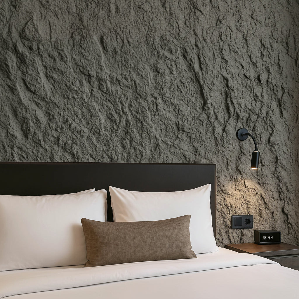 Panel Εύκαμπτης Πέτρας 108050 ROUGH GRANITE 600mm x 1200mm MEDIUM GREY