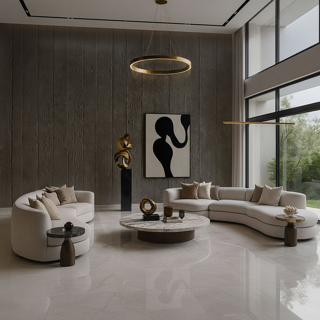 Panel Εύκαμπτης Πέτρας 117050 CONCRETE BOARD 600mm x 1200mm MEDIUM GREY