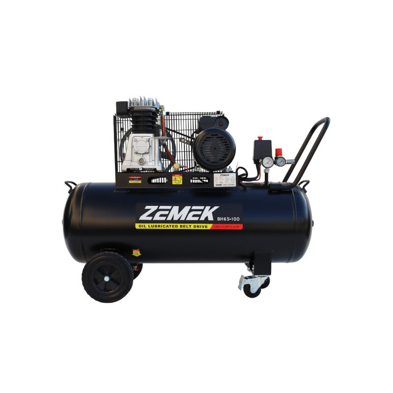 Zemek BH65-100 Αεροσυμπιεστής Λαδιού με Ιμάντα 3HP 100Lt 8Bar