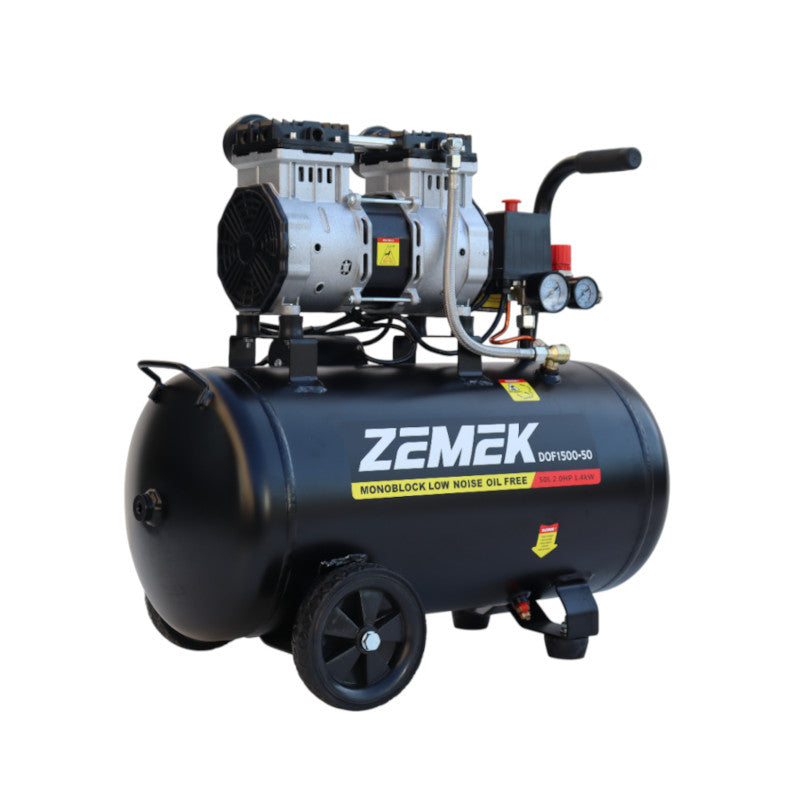 Zemek DOF1500-50 Αθόρυβος Αεροσυμπιεστής Χωρίς Λάδι 2.0HP 50Lt 8Bar
