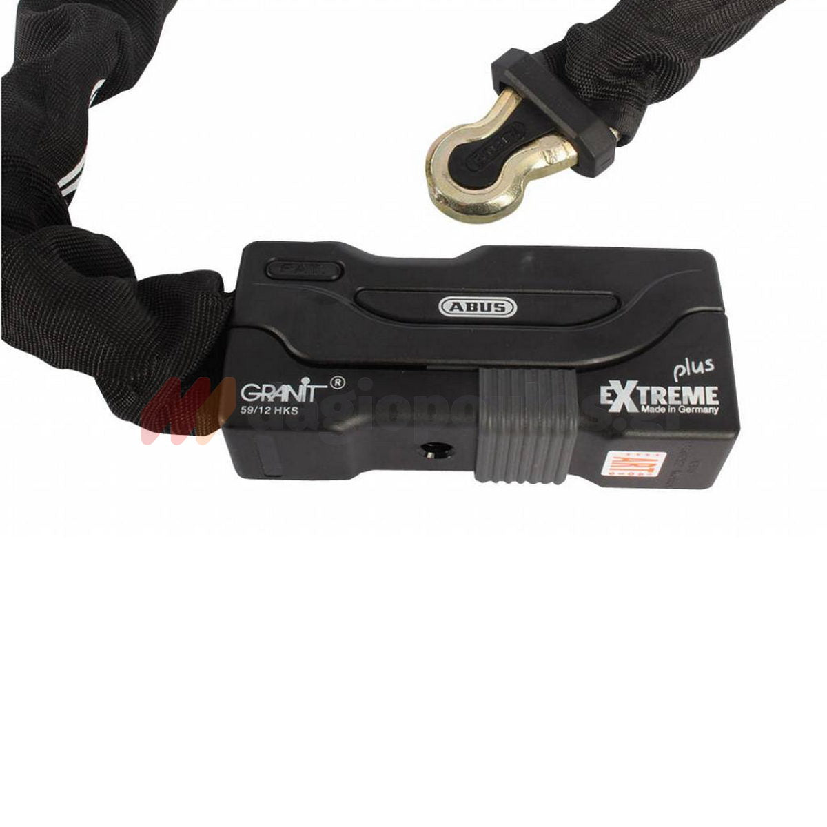 Abus 59/12HKS170 GRANIT™ Extreme XPlus™ Κλειδαριά Μοτοσυκλέτας - Ποδηλάτου Αλυσίδας Με Κλειδί 170cm