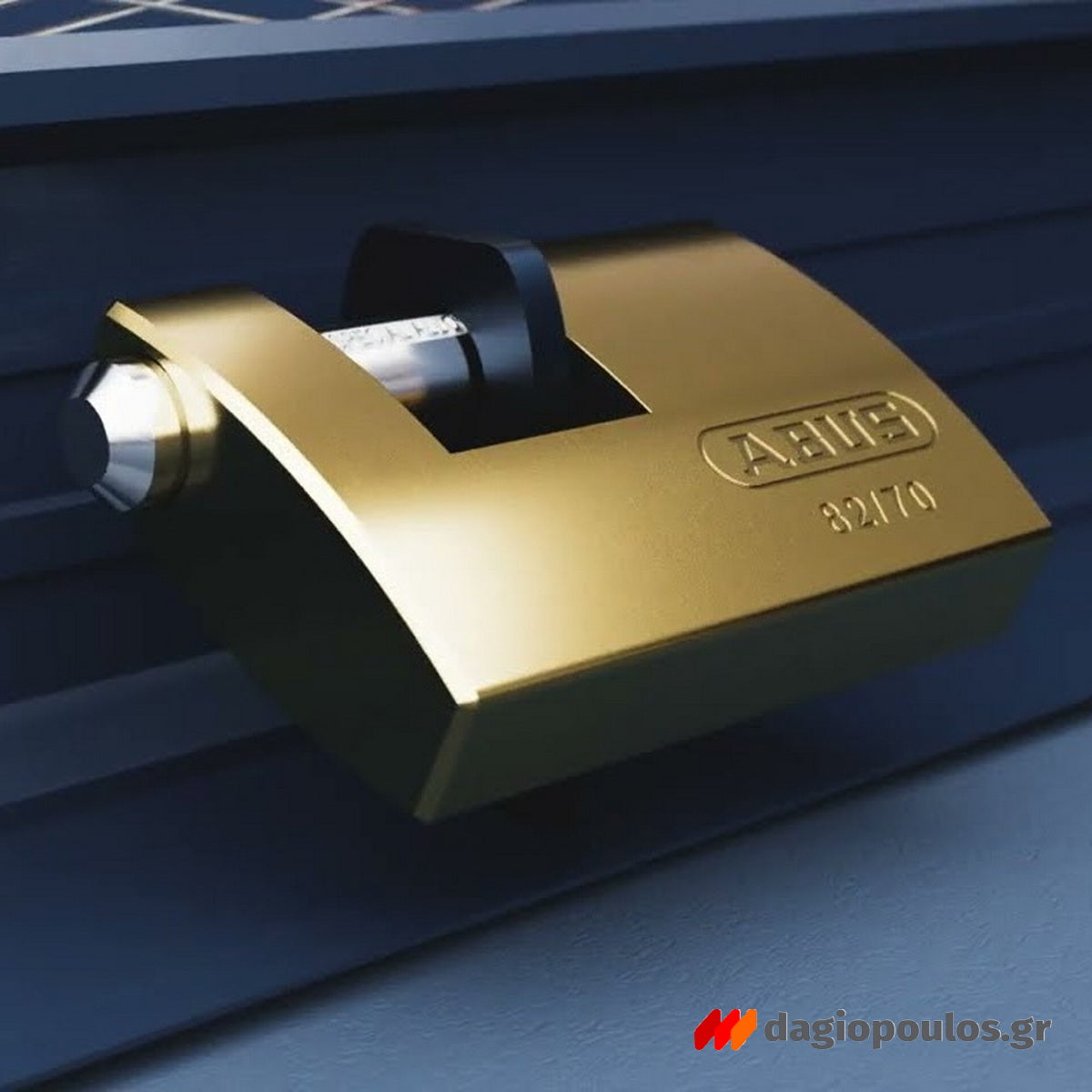 Abus 82/63 Monoblock Λουκέτο Πείρου (Τάκος) Ορειχάλκινος Με Ατσάλινο Πείρο 63mm