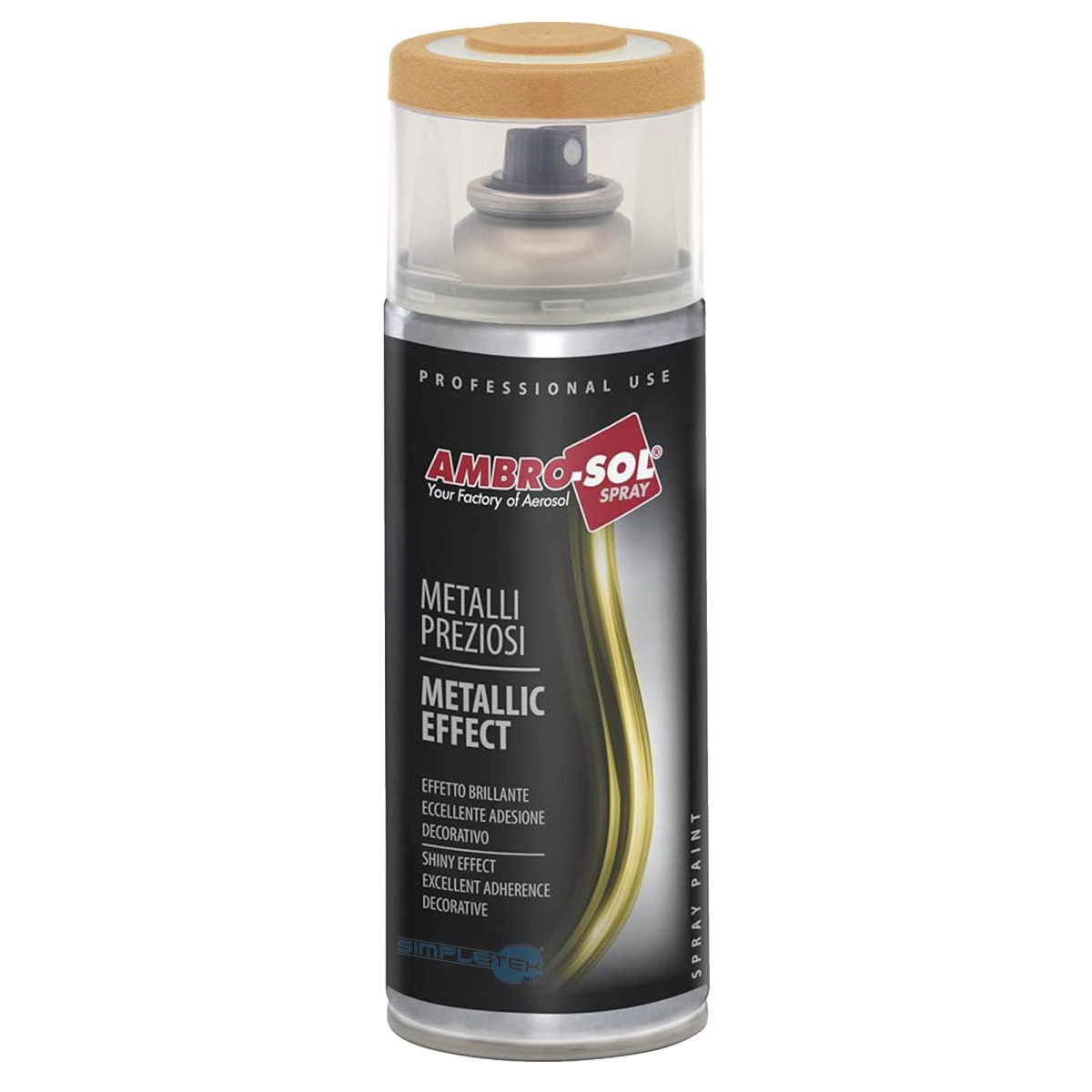 AmbroSol Spray Metallic Effect Μεταλλικό 400ml ΧΡΥΣΟ ΑΝΤΙΚΕ (ORO DUCATO)