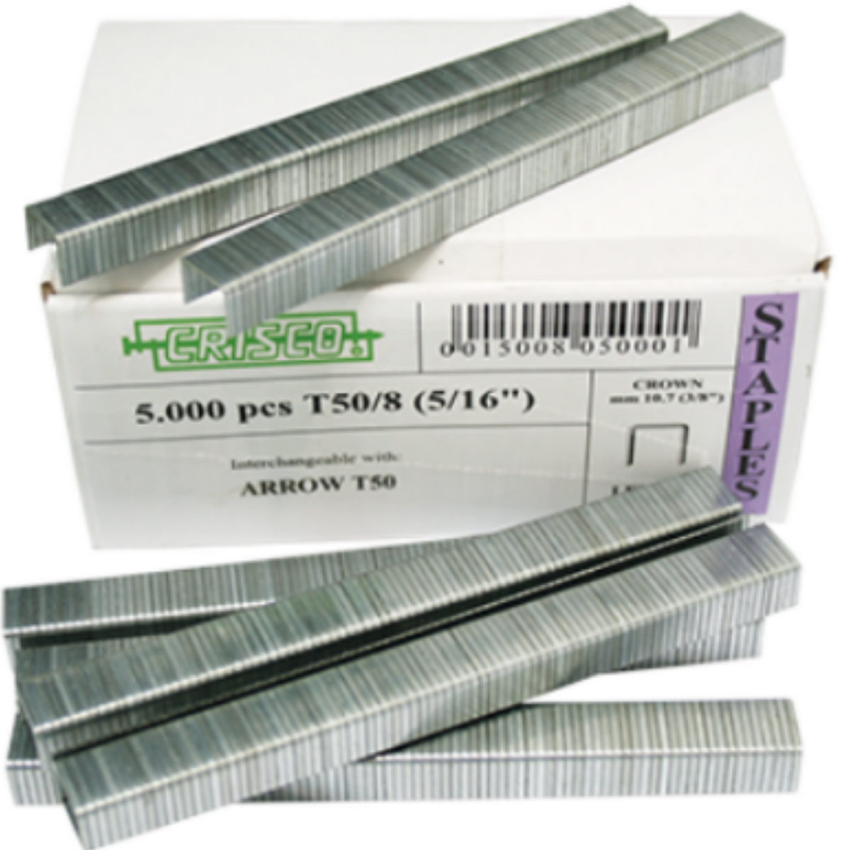 Benman Crisco Δίχαλα (Συνδετήρες) Καρφωτικών T50 Τεμ 5000