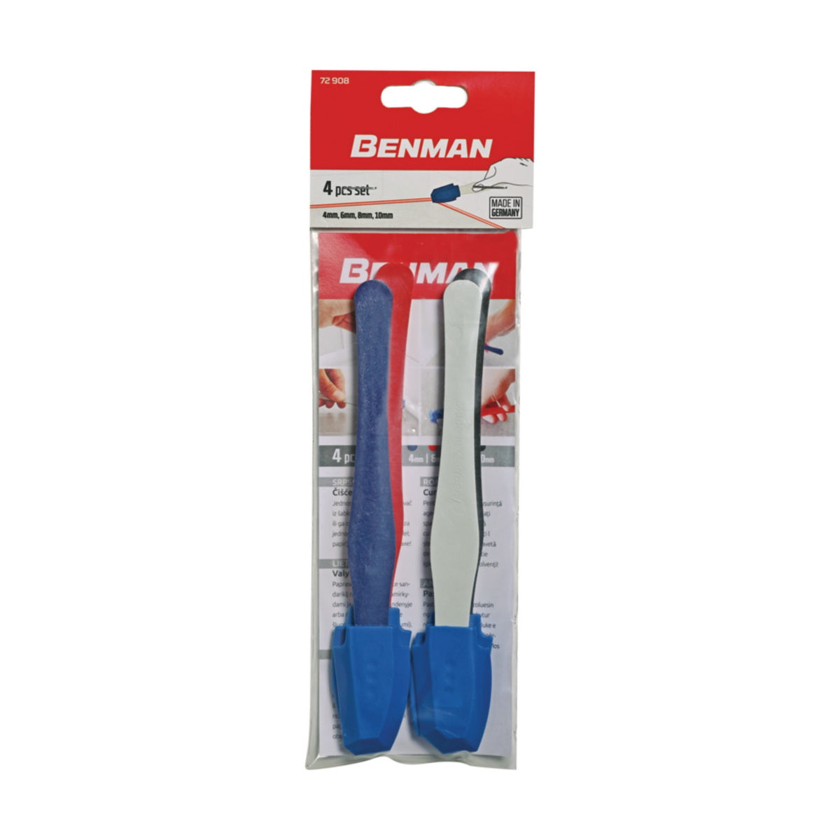 Benman 72908 Σπάτουλες Αρμών Σετ 4 Τεμ