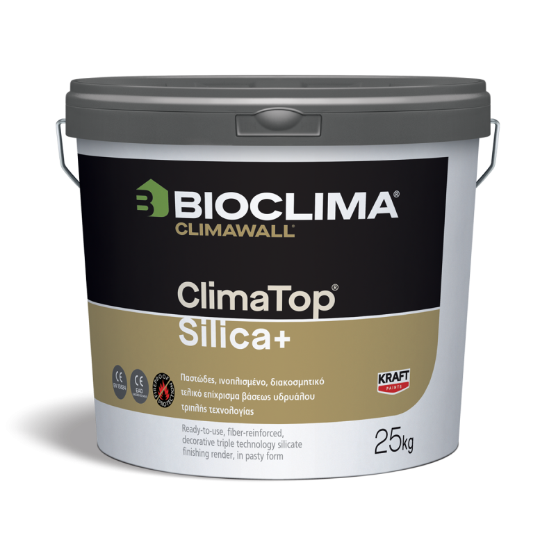 Bioclima Climatop Silica+ Σιλικονούχος Σοβάς Θερμομόνωσης Σε Πάστα