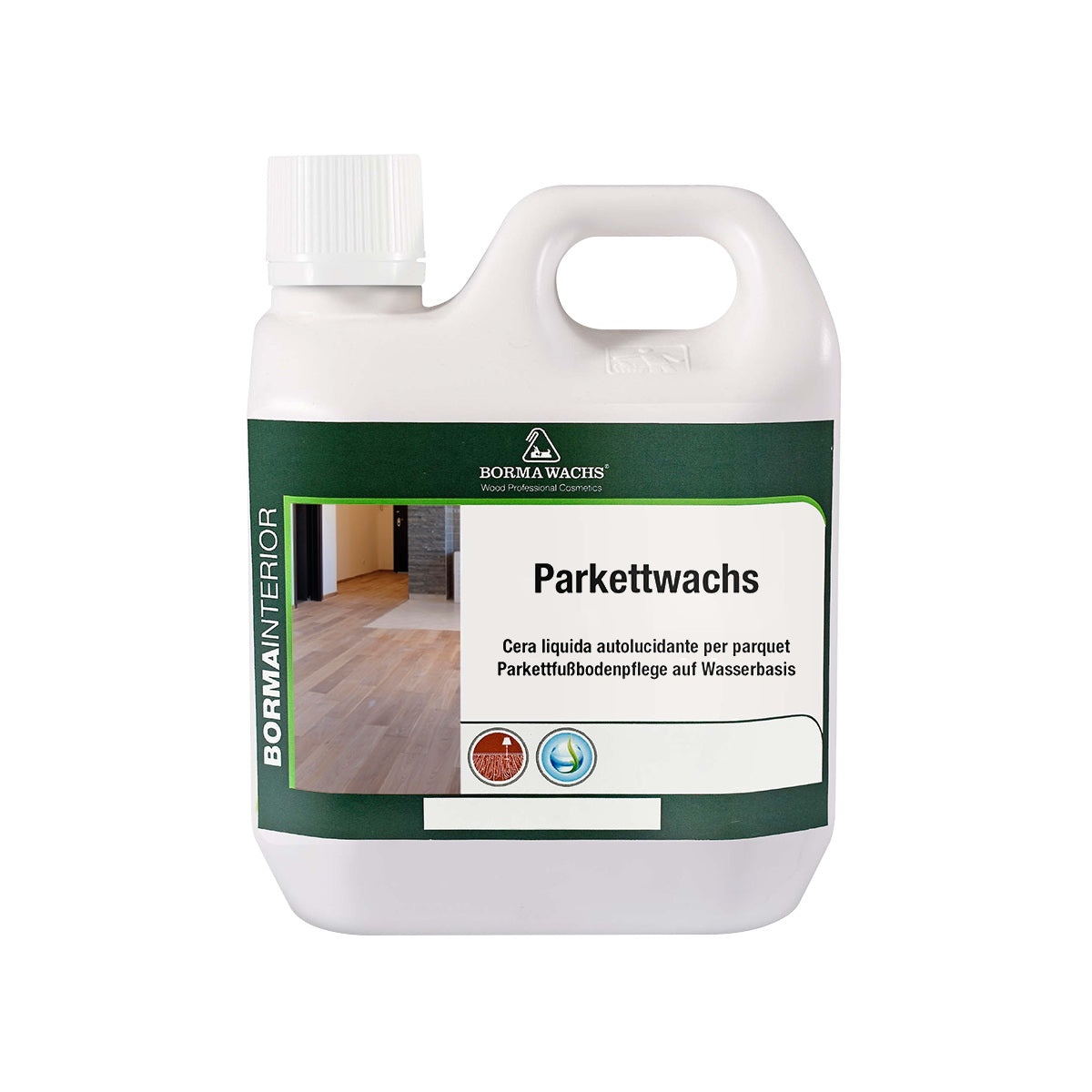 Borma Wachs Parquet Wax Υγρό Κερί Νερού Για Ξύλινα Πατώματα - Παρκέ