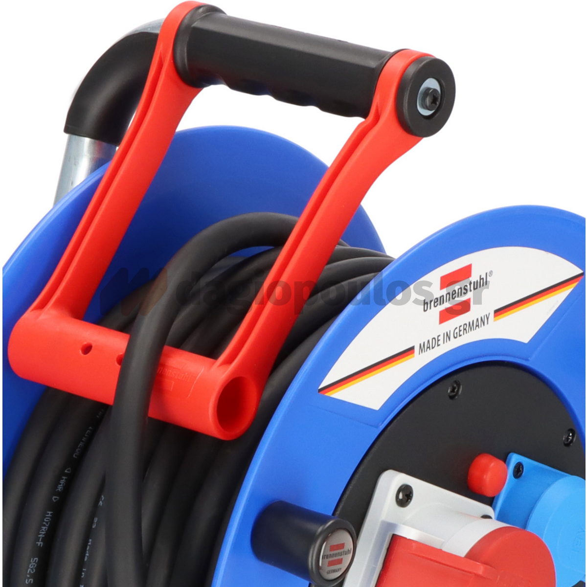 Brennenstuhl Garant CEE 1 1237990 IP44 Μπαλαντέζα Ρεύματος Σε Καρούλι Με Καλώδιο H07RN-F 5G2.5 x 20mtr