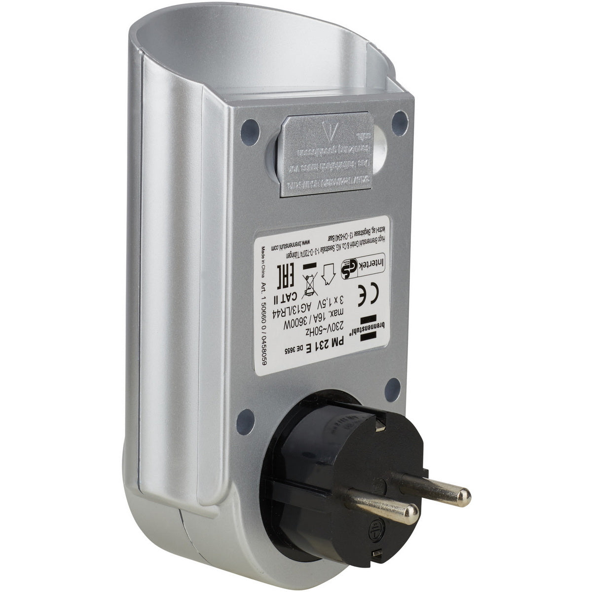 Brennenstuhl PM 231 E 1506600 Μετρητής Κατανάλωσης Ρεύματος & Προστασίας Υπέρτασης