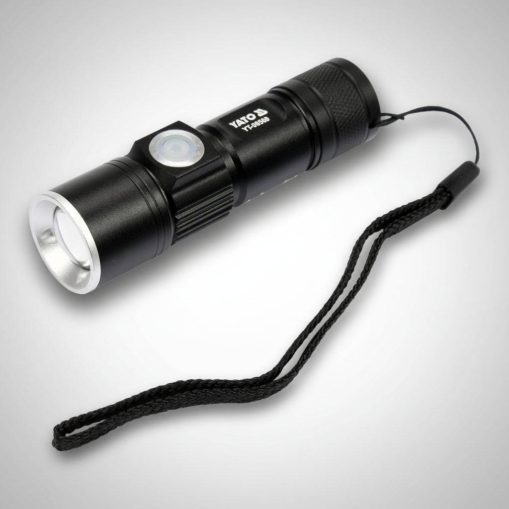 Yato YT-08569 Φακός Χειρός XT-E CREE LED Επαναφορτιζόμενος USB 5W 350 Lumens