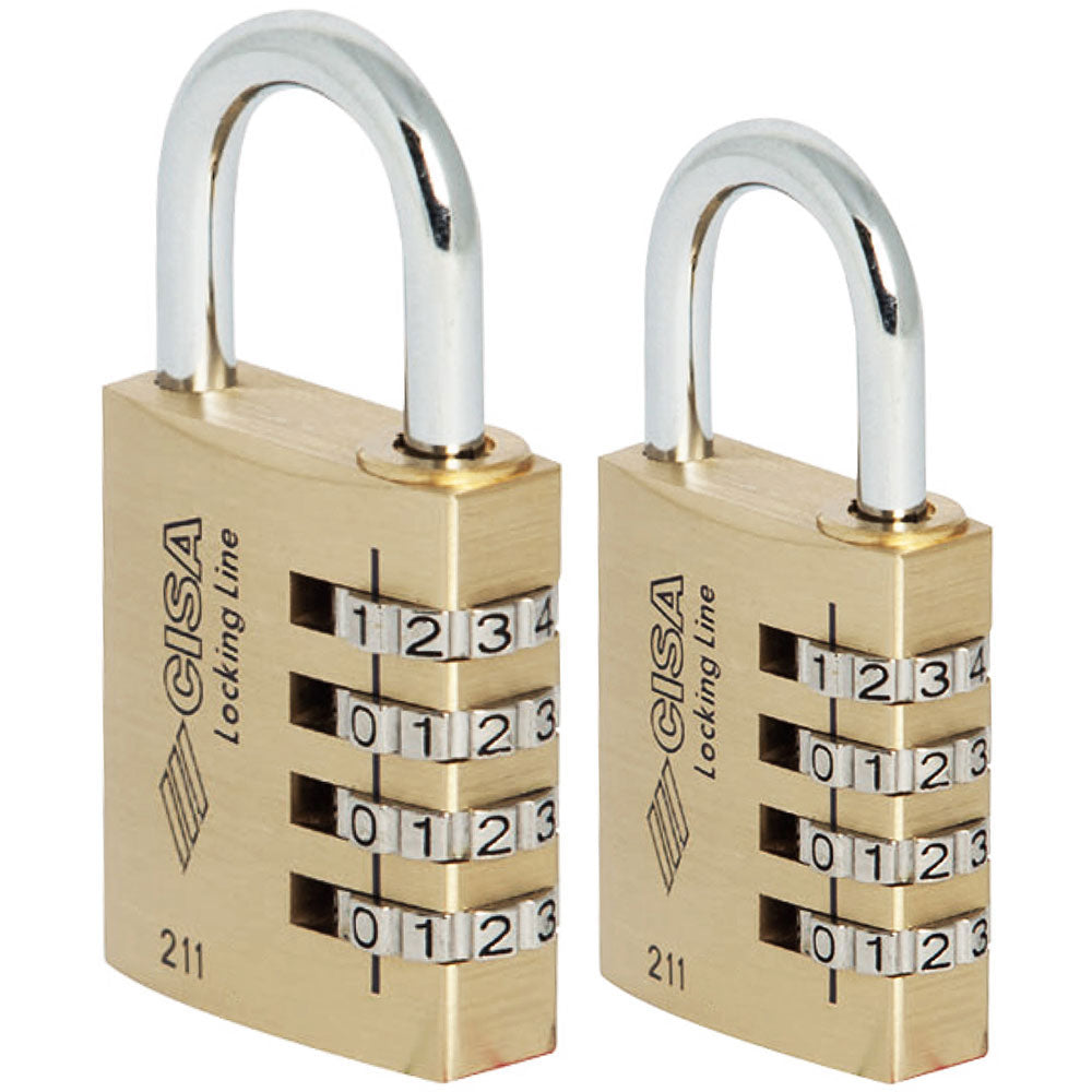 Cisa 21190.30 Λουκέτο Ορειχάλκινο Με Συνδυασμό 30mm