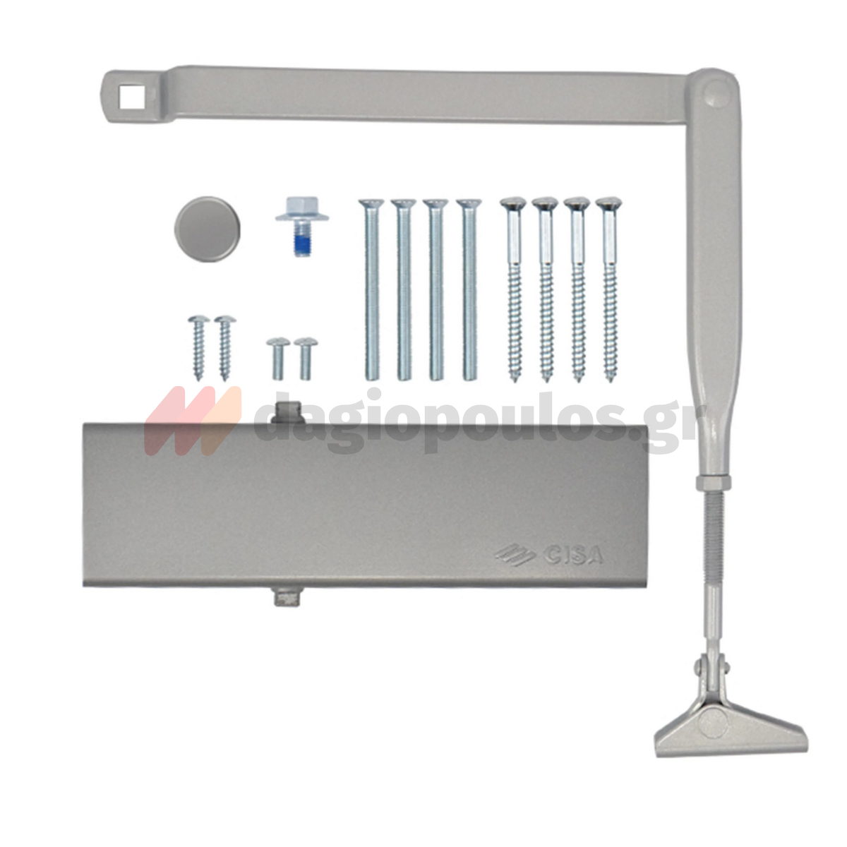 Cisa C1510 Μηχανισμός Επαναφοράς Θυρών (Σούστα) Ρυθμιζόμενος 80Kg ΑΣΗΜΙ