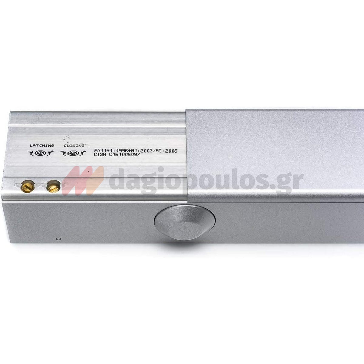 Cisa C1610 Μηχανισμός Επαναφοράς Θυρών (Σούστα) Ρυθμιζόμενος 80kg Με Στοπ ΑΣΗΜΙ
