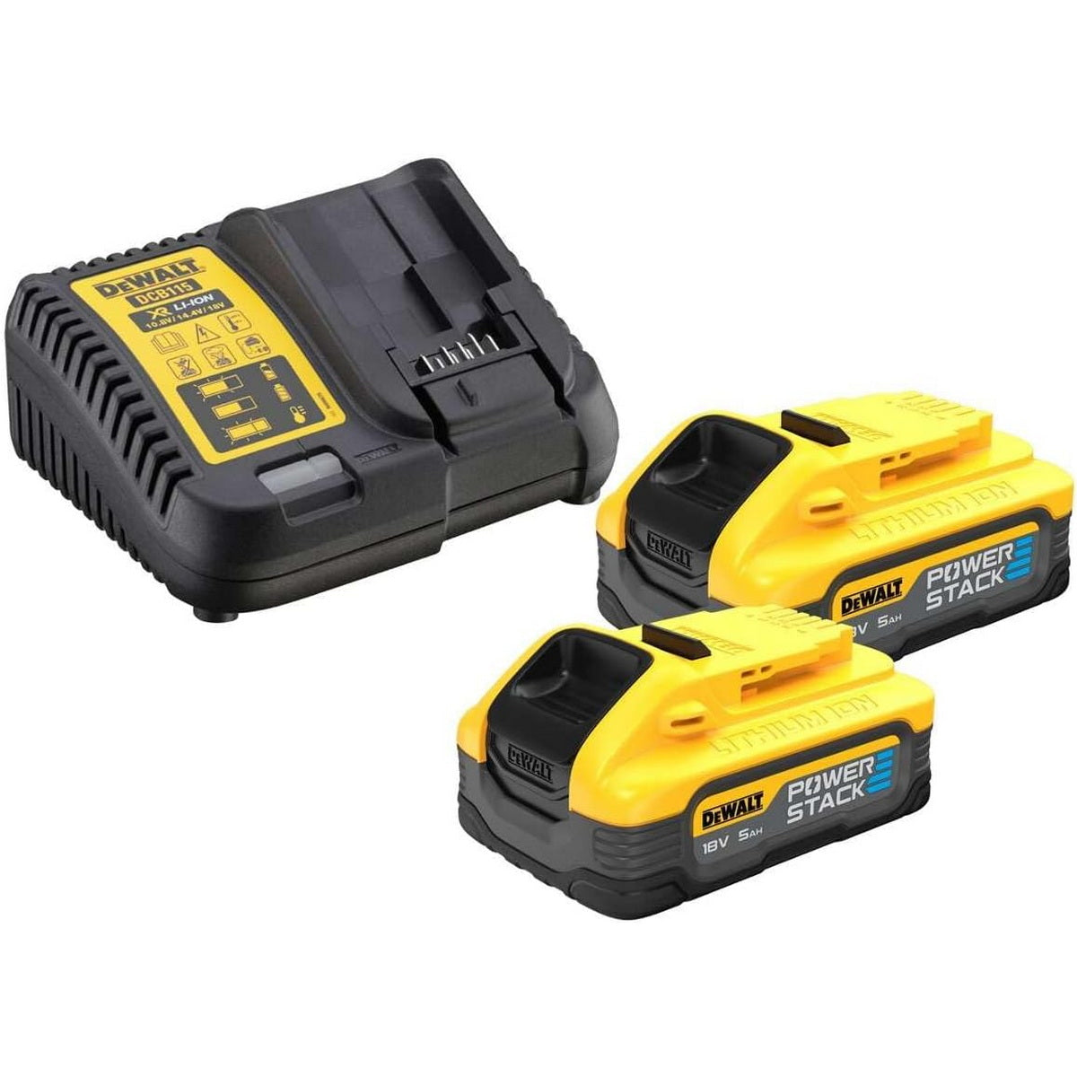 DeWalt DCK2050H2T-QW Brushless Συλλογή Κρουστικό Δραπανοκατσάβιδο & Παλμικό Κατσαβίδι 18V Li-Ion Με 2 Μπατ.5.0Ah - Φορτιστή - Βαλίτσα T-Stak