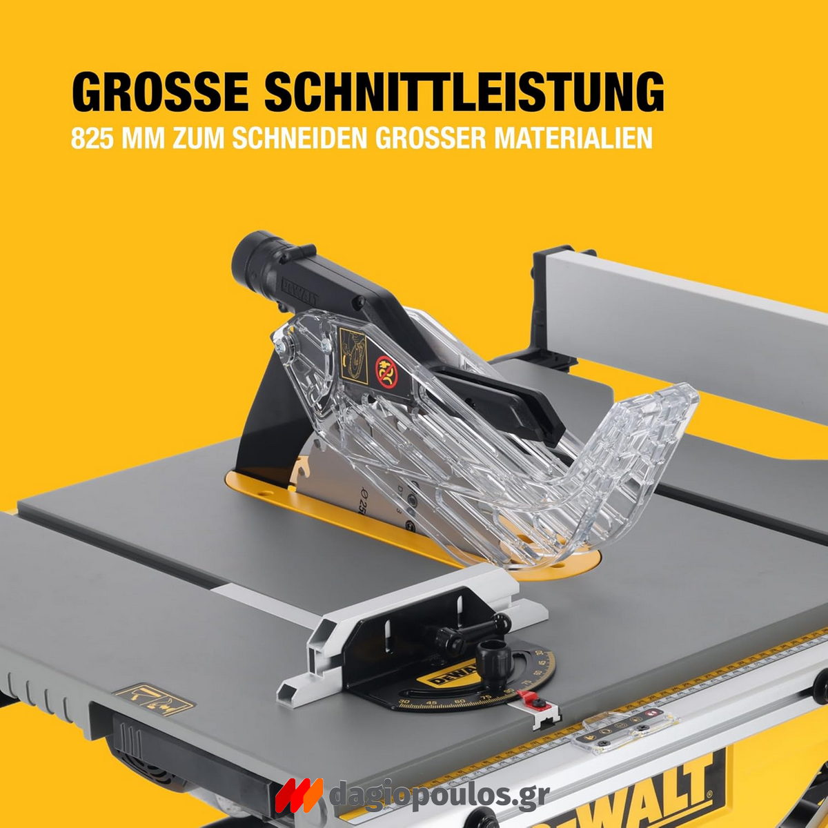 Dewalt DWE7492-QS Ηλεκτρικό Δισκοπρίονο Πάγκου 1800W 250mm