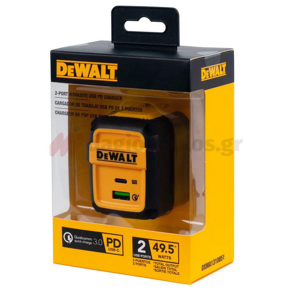 DeWalt 1310873DWG Επιτοίχιος Φορτιστής 2 Θυρών 49.5W