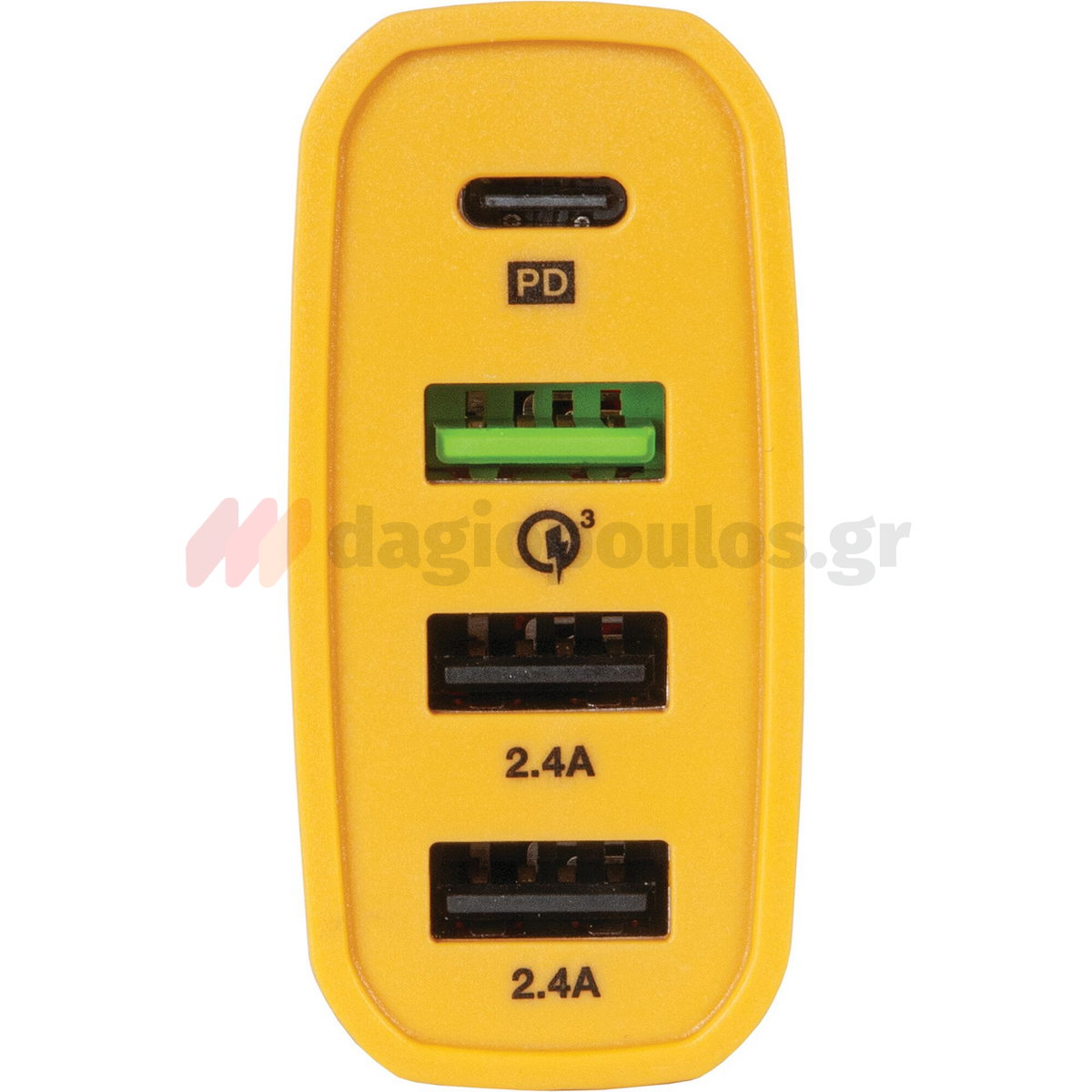 DeWalt 1419009DWG Φορτιστής Αυτοκινήτου USB PD 4 Θυρών 60W